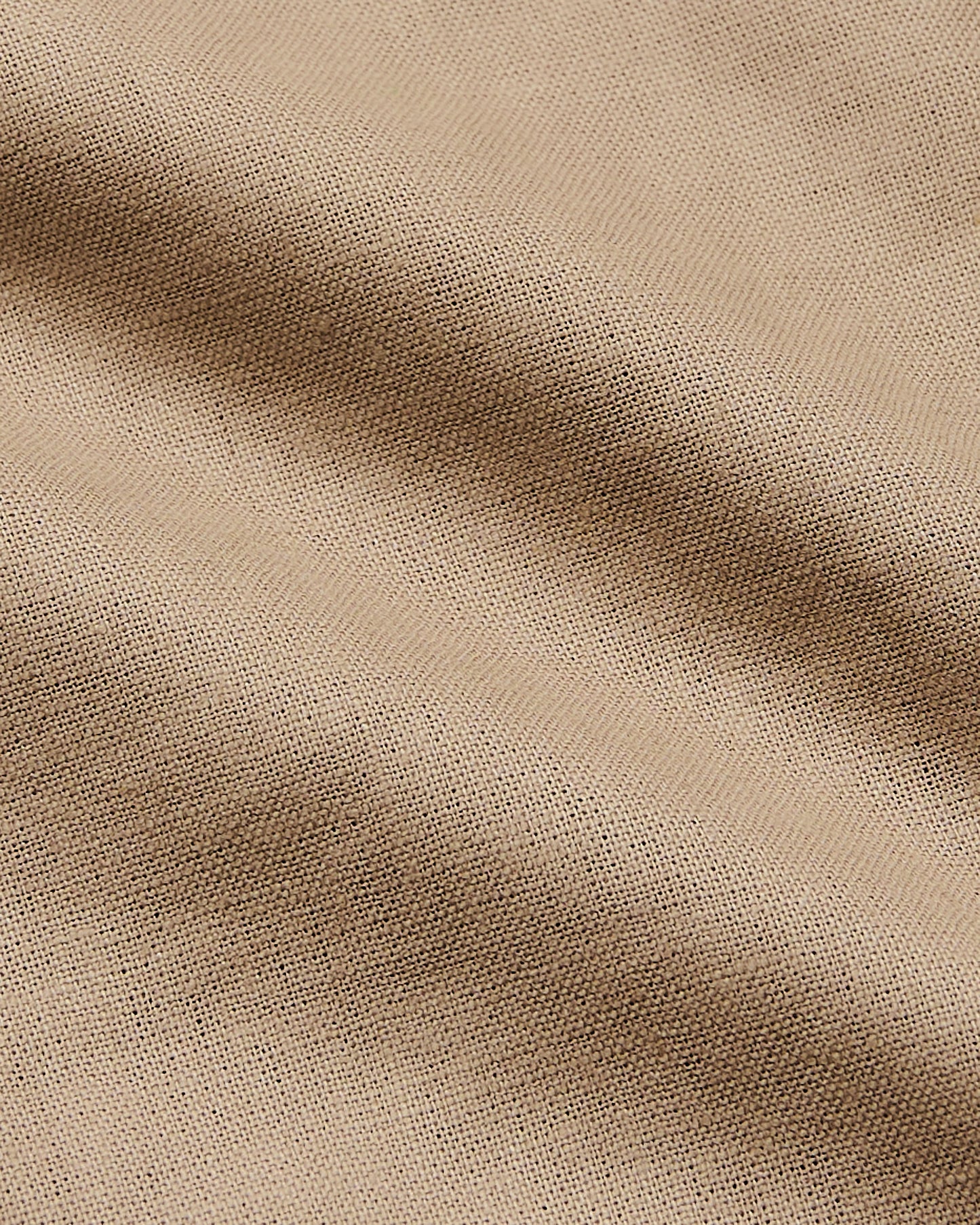 Dusty Taupe Short Sleeve Linen Shirt