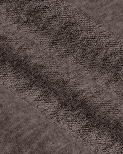 Heather Dark Oak Crew Neck T Shirt