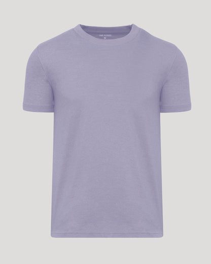 Heather Dark Orchid Classic Crew Neck