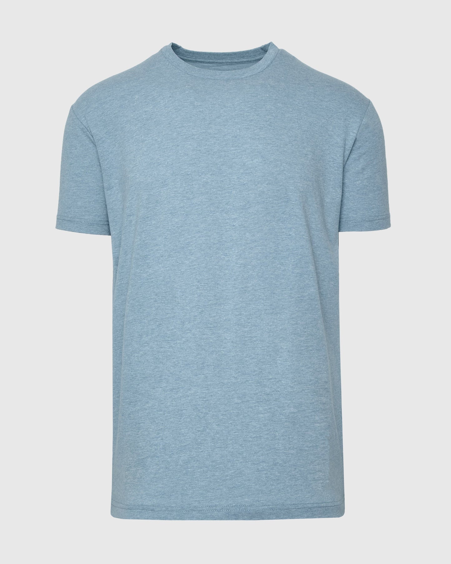 Heather Sapphire Short Sleeve Crew Neck T Shirt