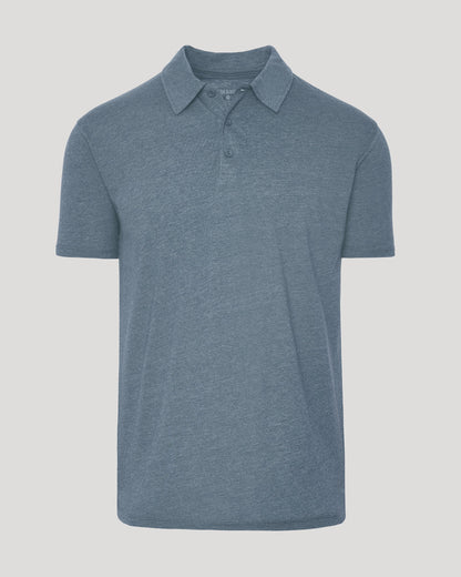 Dark Heather Tempest Short Sleeve Polo