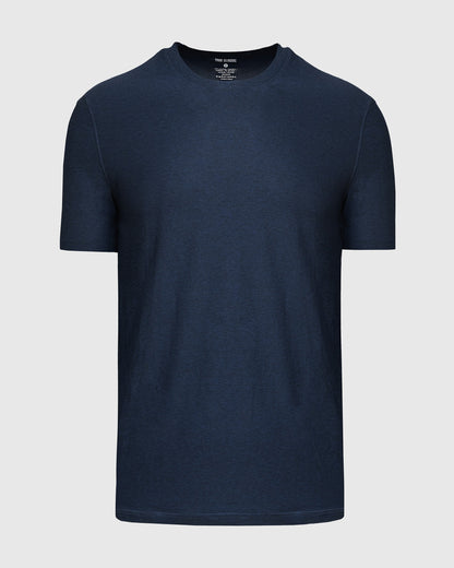 Dark Heather Cadet Active Crew Neck Tee