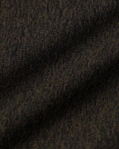 Dark Heather Cocoa Active Crew Neck Tee