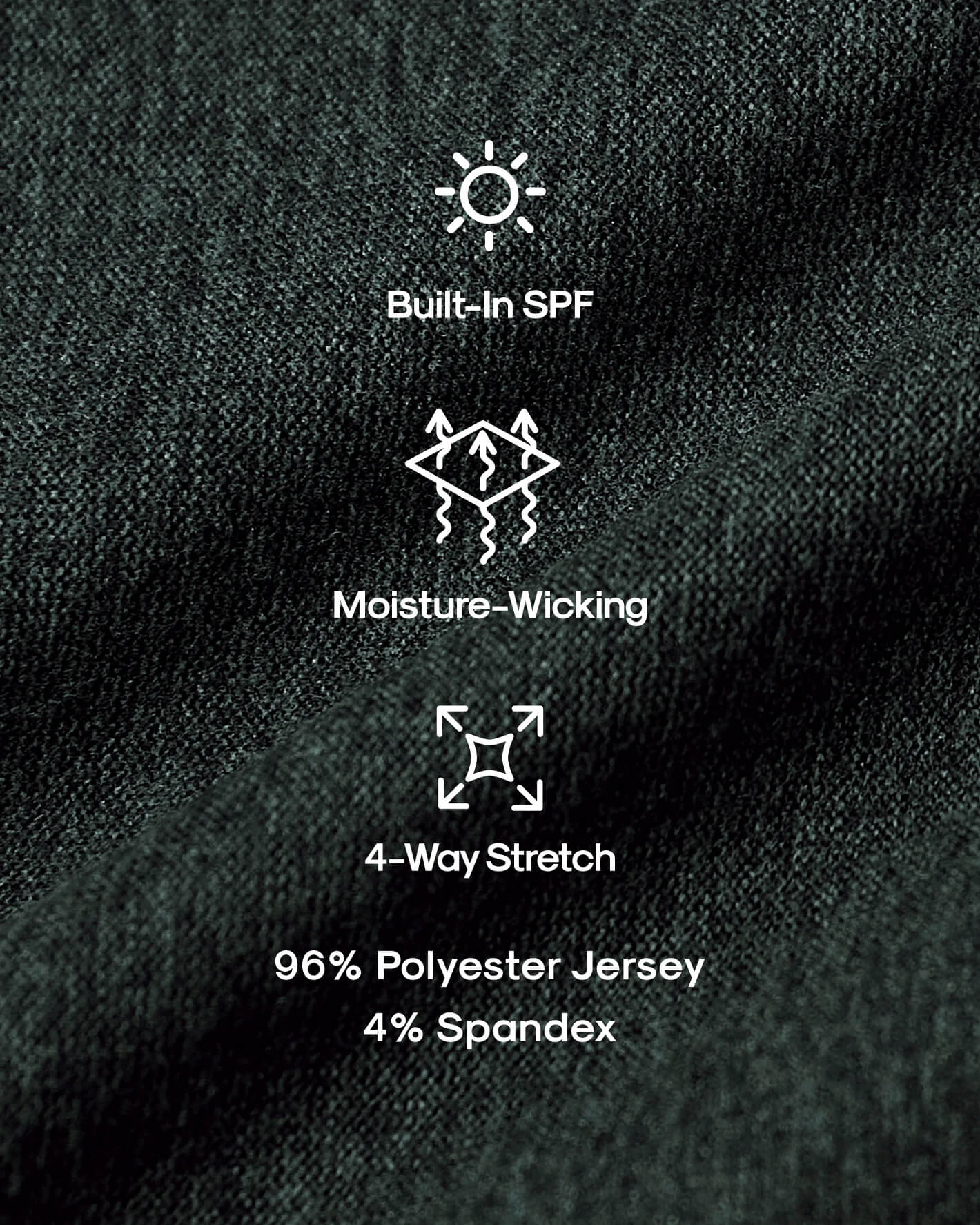 Dark Heather Forest Active Short Sleeve Crew Neck Tee