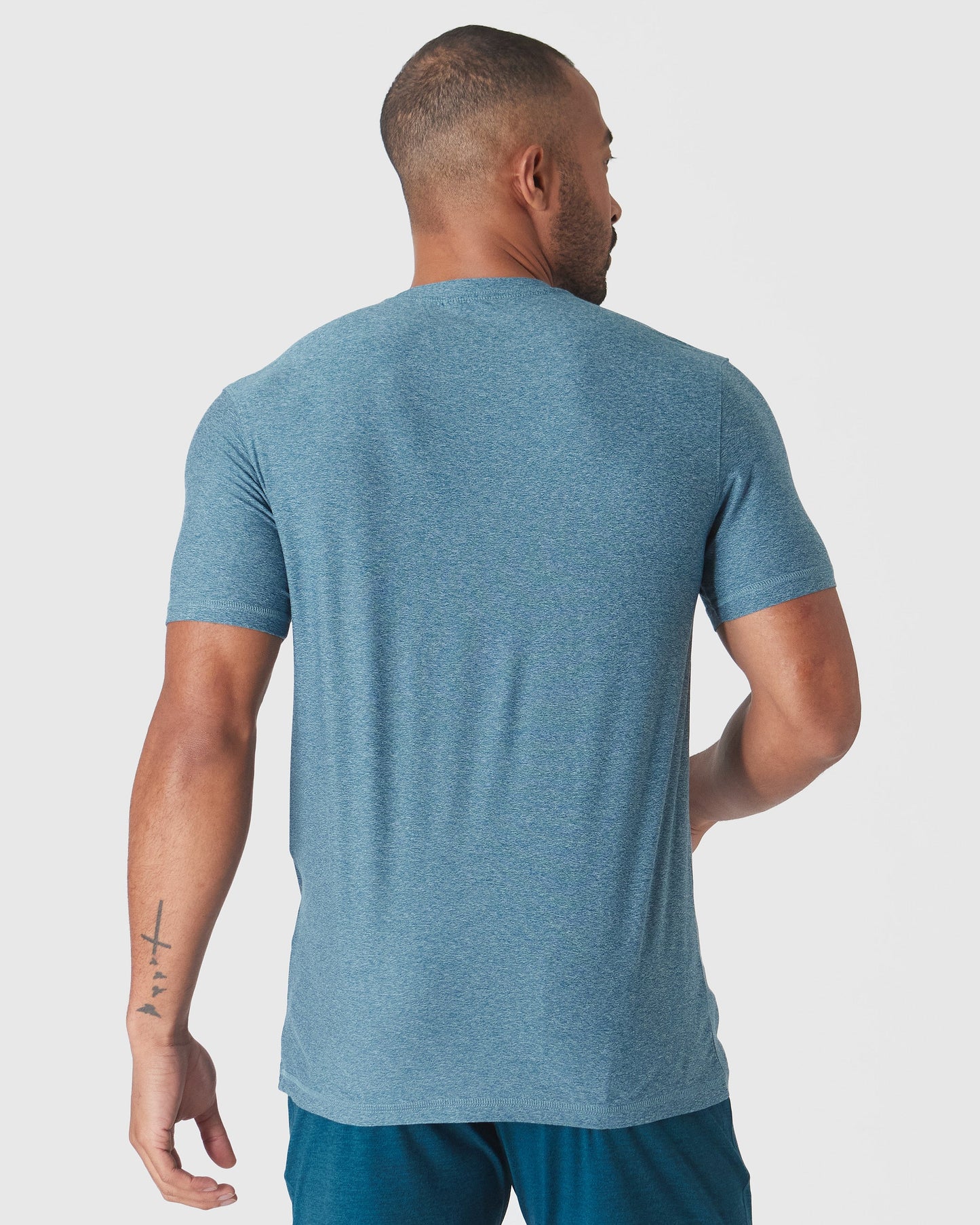 Heather Centurion Short Sleeve Active Crew Neck
