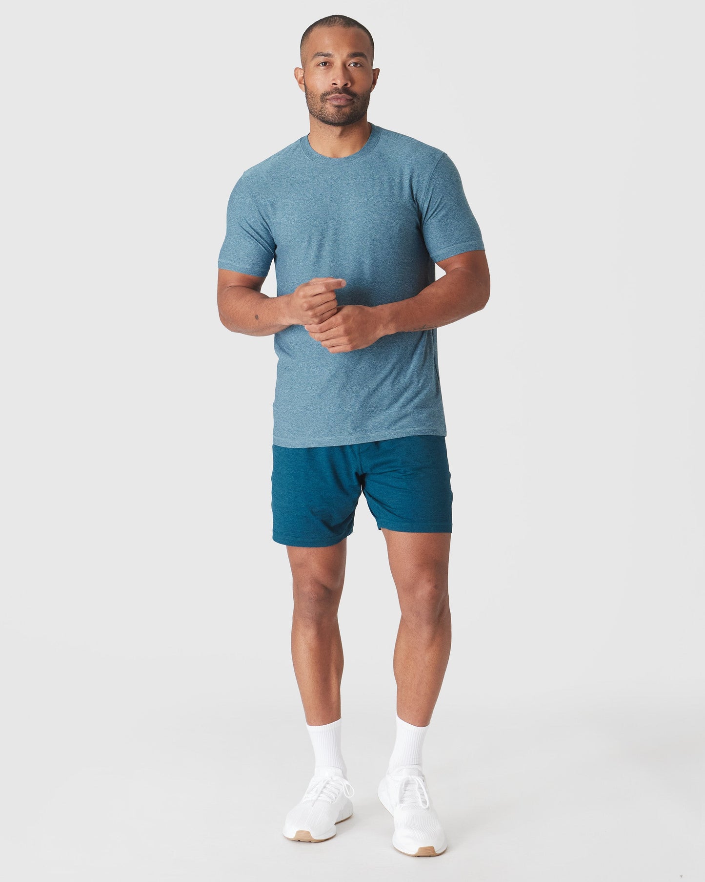 Heather Centurion Short Sleeve Active Crew Neck