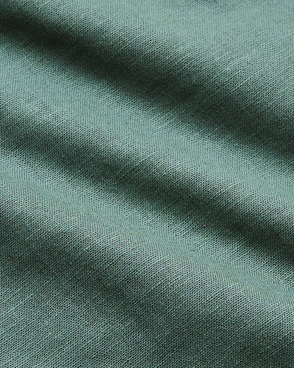 Moss Short Sleeve Linen Shirt