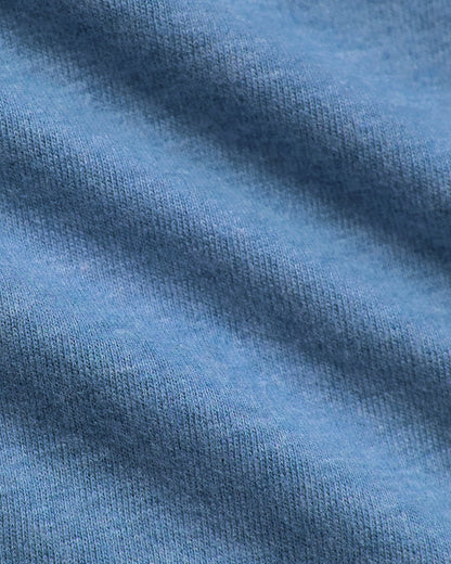 Dark Heather Blue Lake V Neck Tee