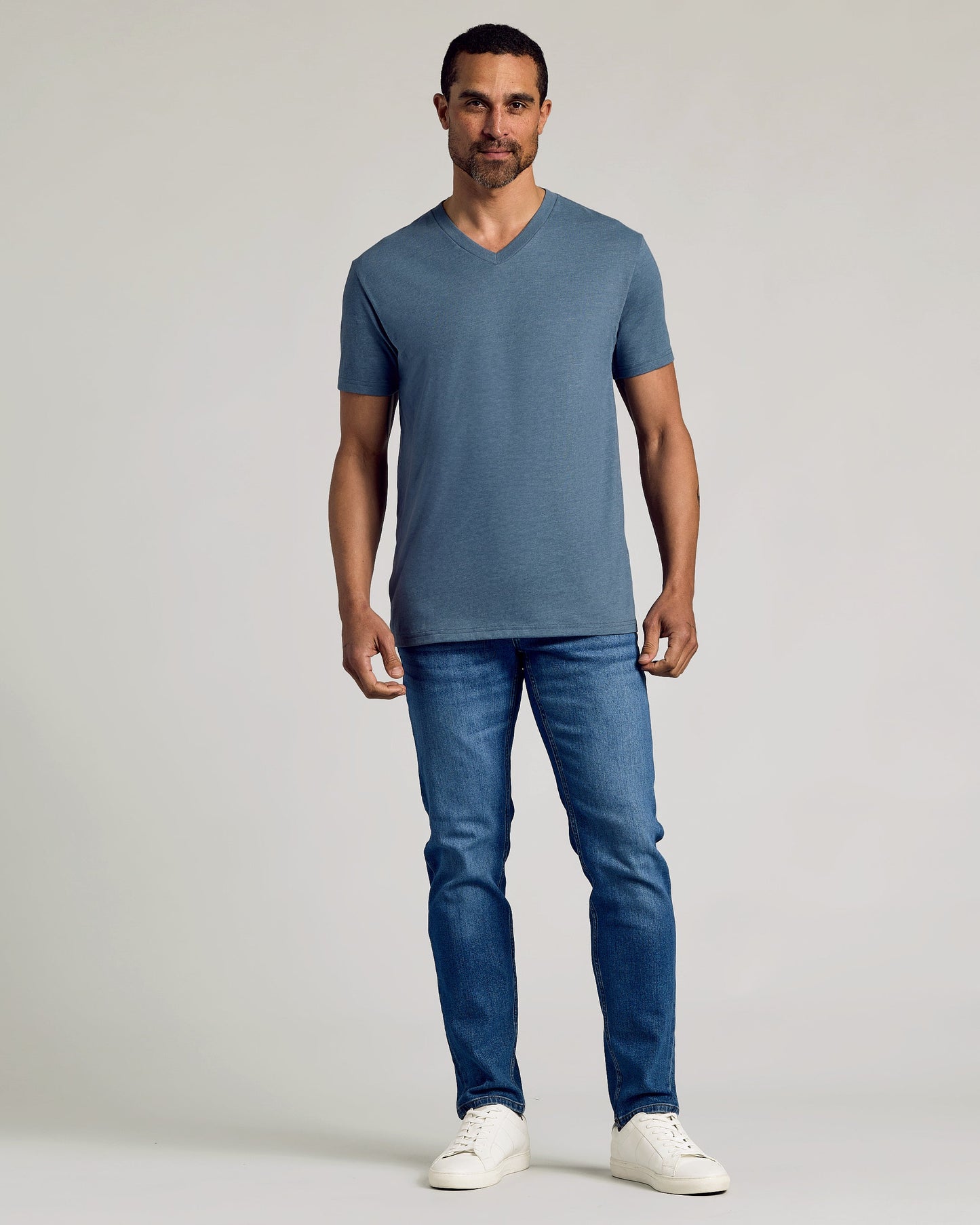 Dark Heather Tempest Classic V-Neck