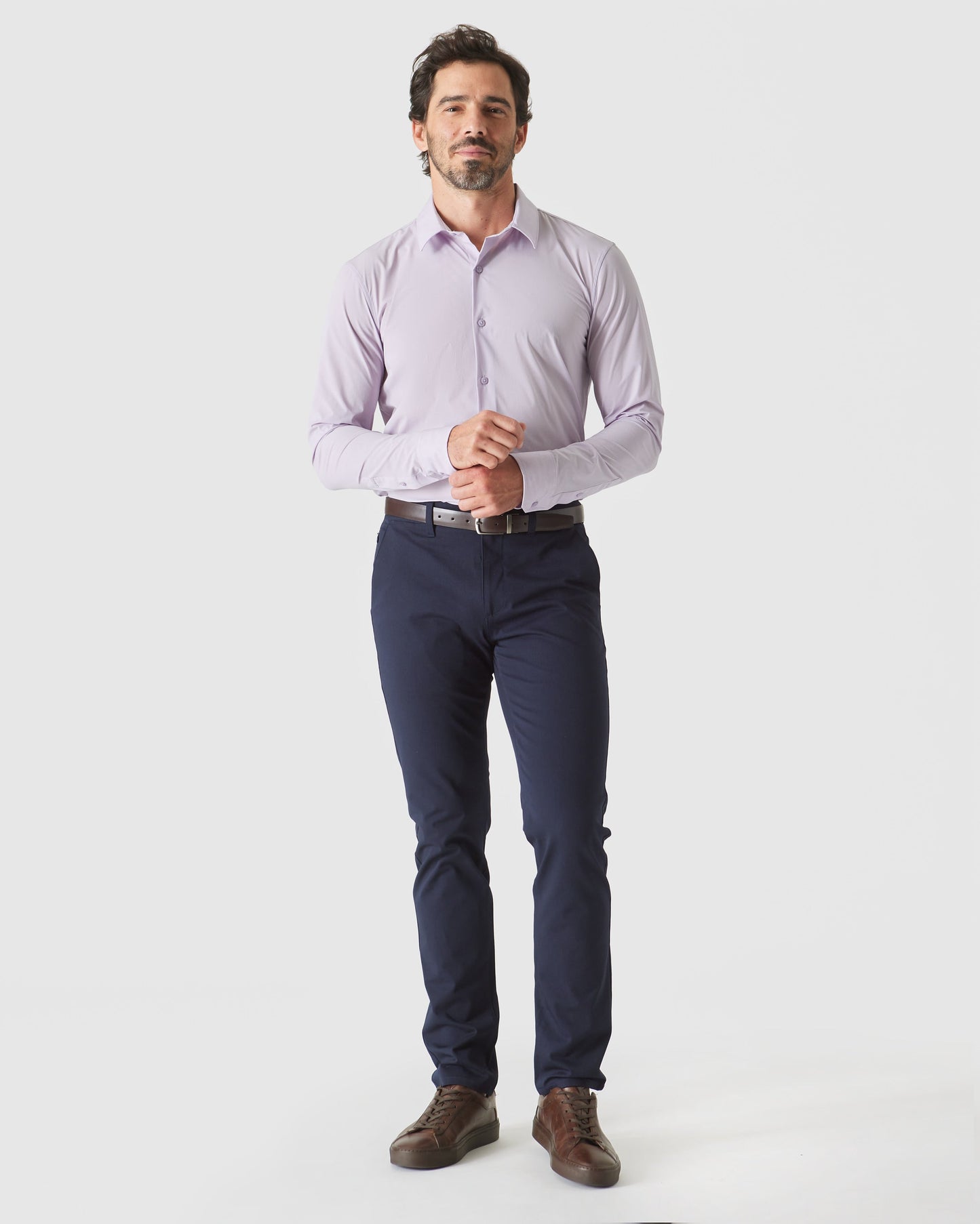 Orchid Long Sleeve Lightweight Dress Shirt