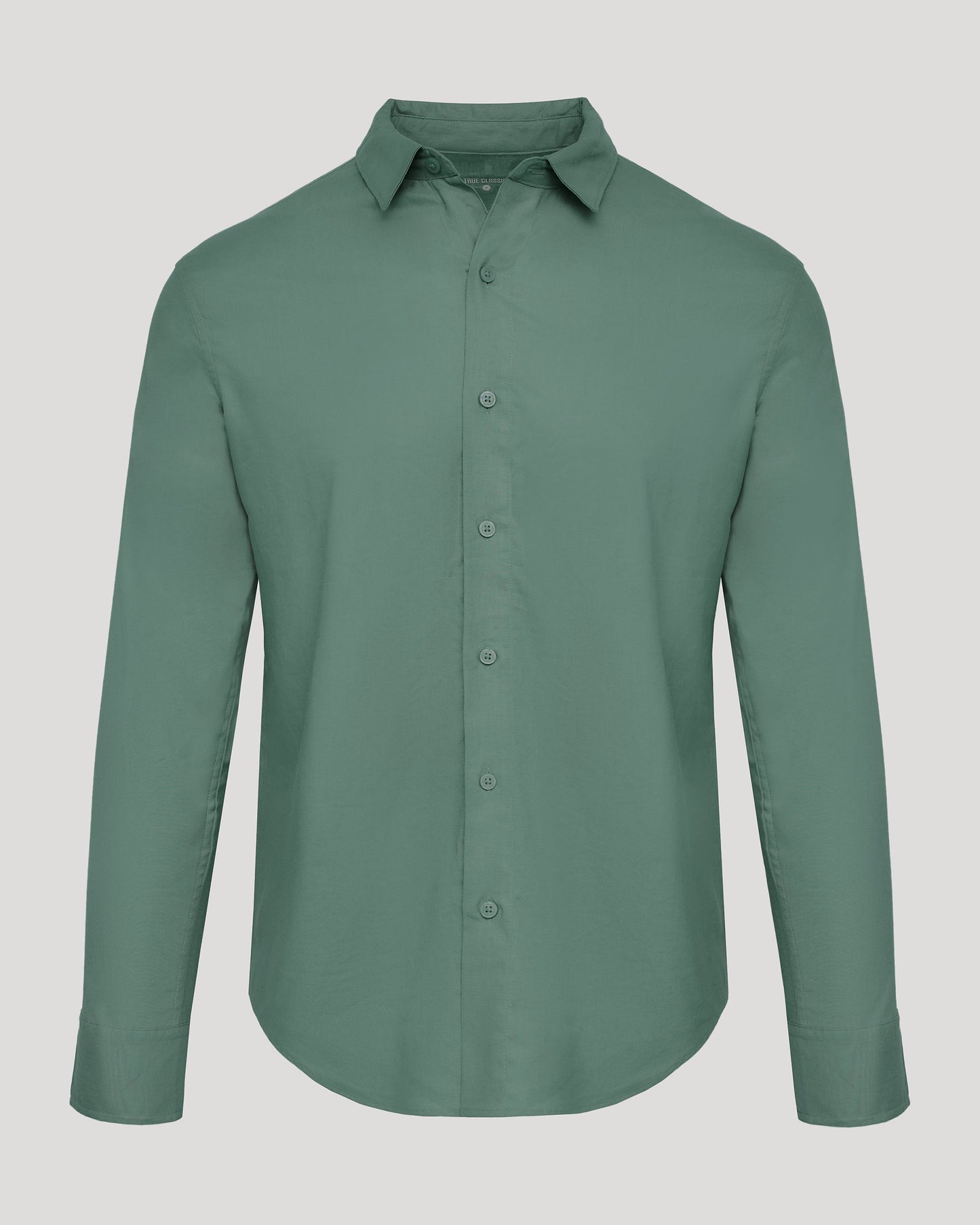 Moss Long Sleeve Linen Shirt