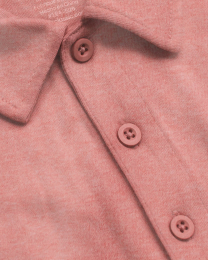 Heather Cayenne Short Sleeve Tall Polo