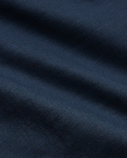 9" Navy Linen Shorts