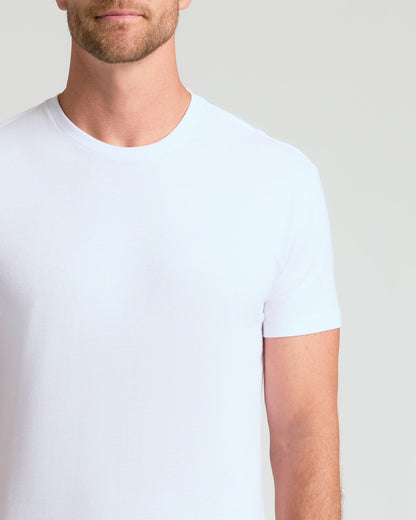 All White Classic Crews 10-Pack