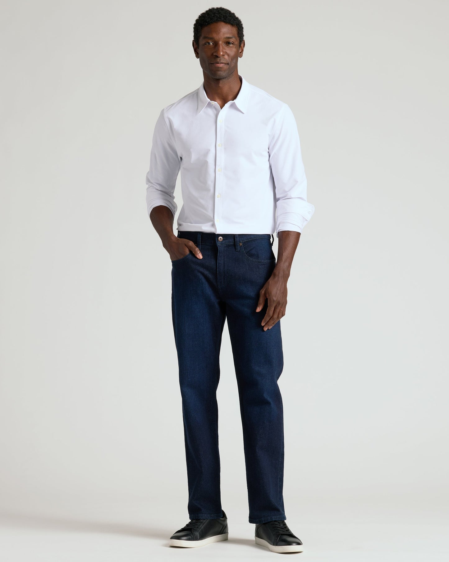 White Stretch Oxford 2.0