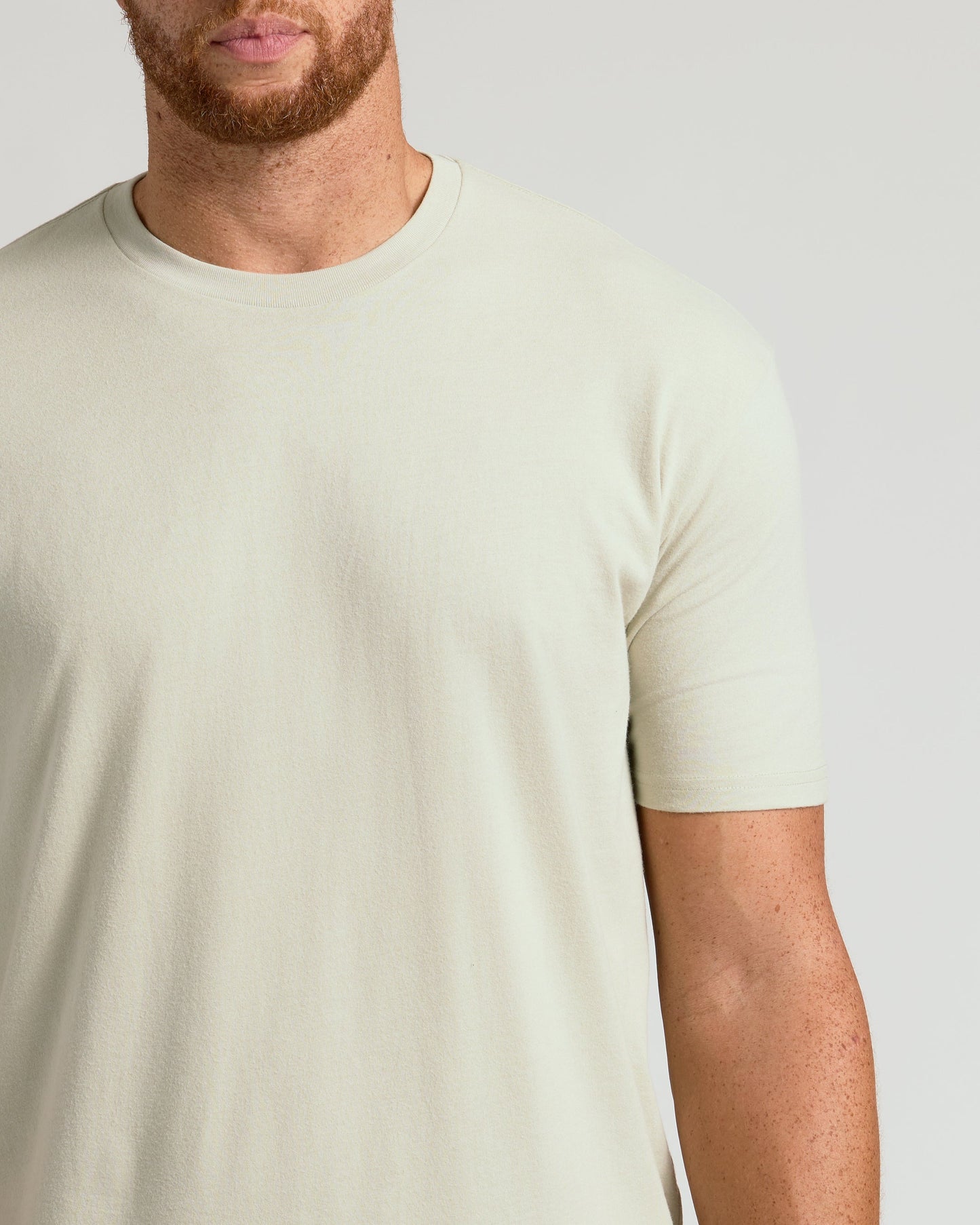 Dark Heather Graystone Tall Straight Hem Crew Neck T-Shirt