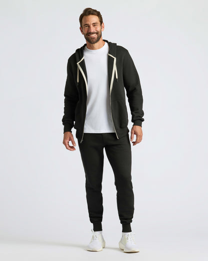 Black Fleece French Terry Zip Hoodie